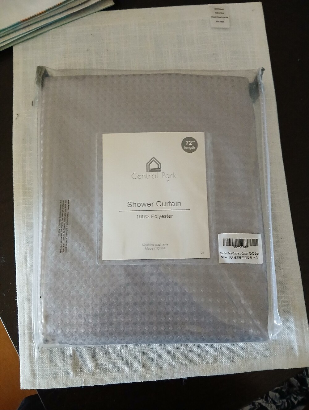 Central Park Shower Curtain 70x72 NWT